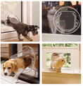 Load image into Gallery viewer, Round Transparent Pet Door - Dog and Cats
