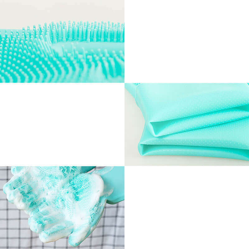 Silicone Dog Grooming Hand Brushes - Dog