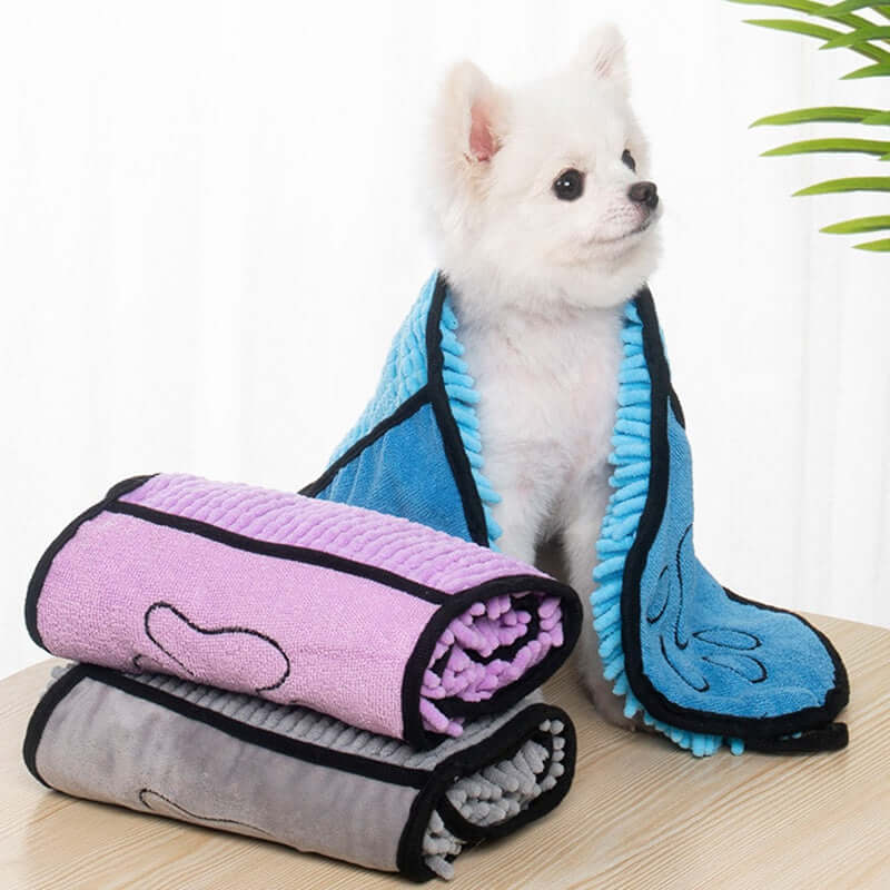 Pet Absorbent Microfiber Towel - Dogs and Cats