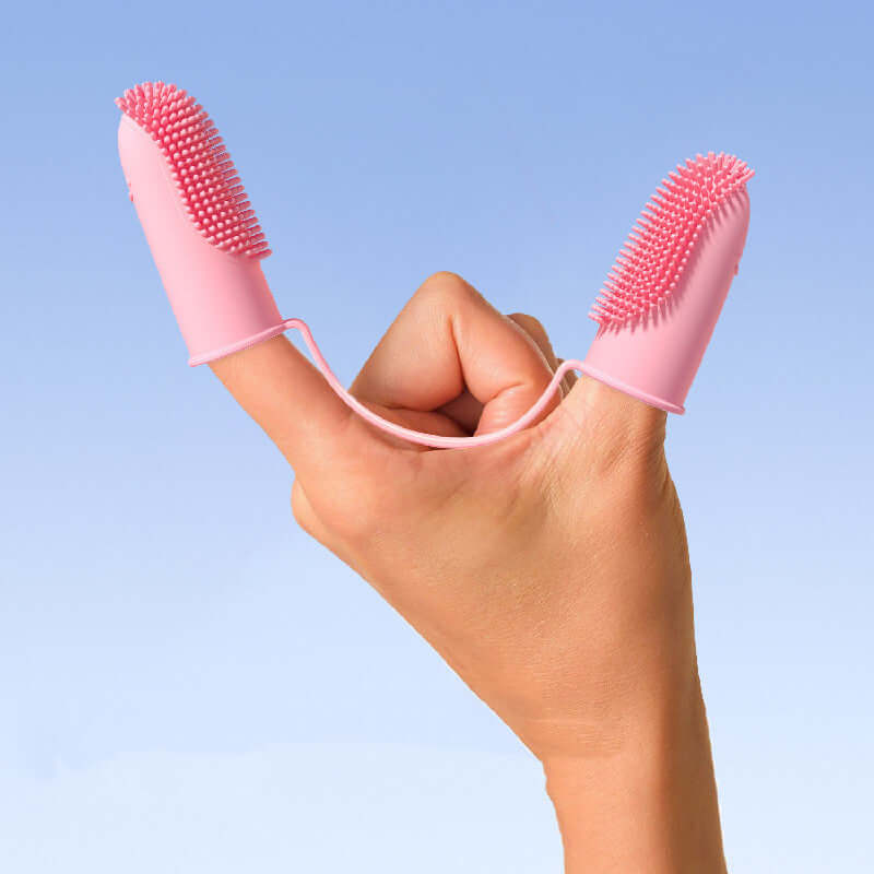 Pet Products Tooth Cleaning Finger Set - Dog and Cats